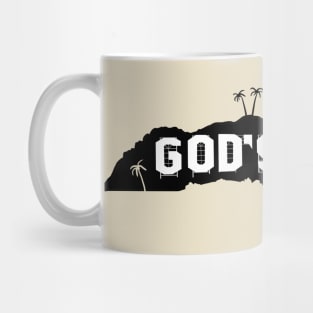 God's Word in Hollywood (light colors chest) Mug